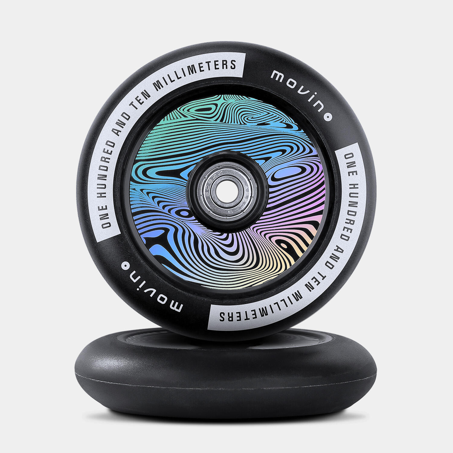 Kółka do hulajnogi wyczynowej Movino Full Core 110 mm (holographic) 3/3