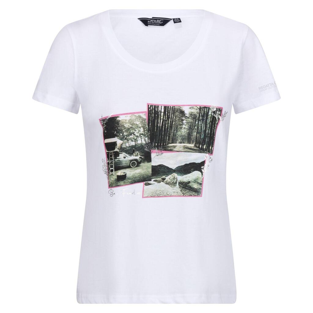 Womens/Ladies Filandra VIII Photograph TShirt (White)