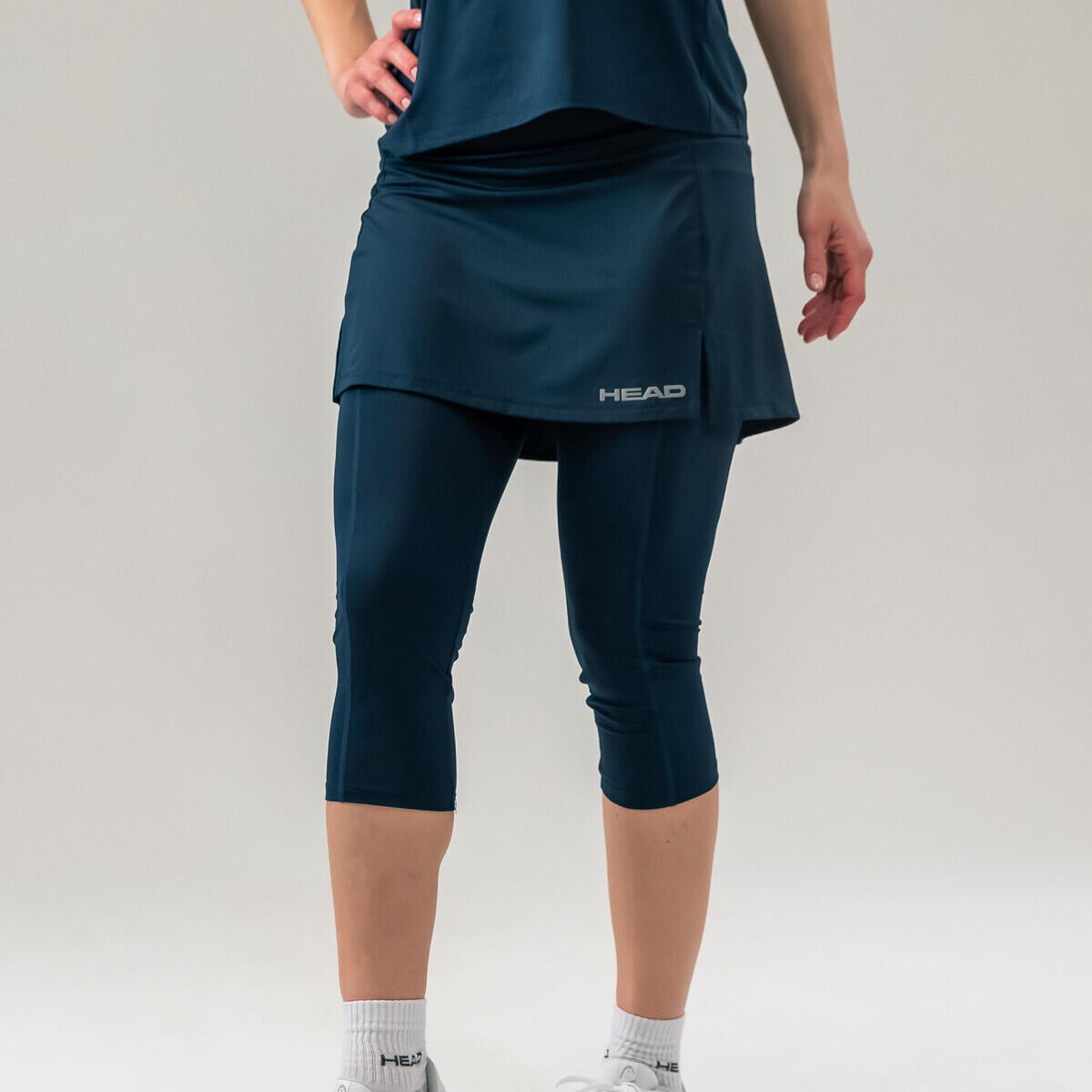 Head - Club 3/4 Tights Skort Women - Jupe Short - Bleu - 42 M/l - Decathlon