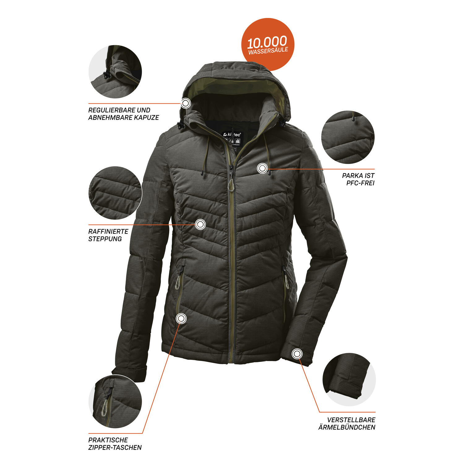 Damen Steppjacke KOW 149 6/6
