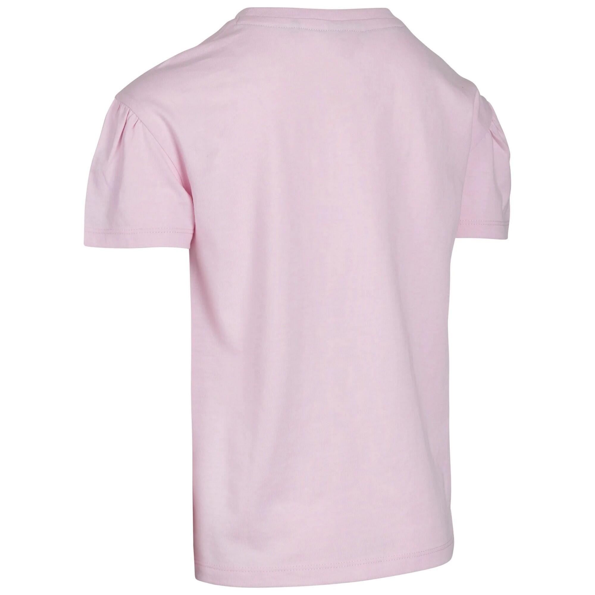 Tshirt MELLOW Fille (Rose Pâle) 2/3