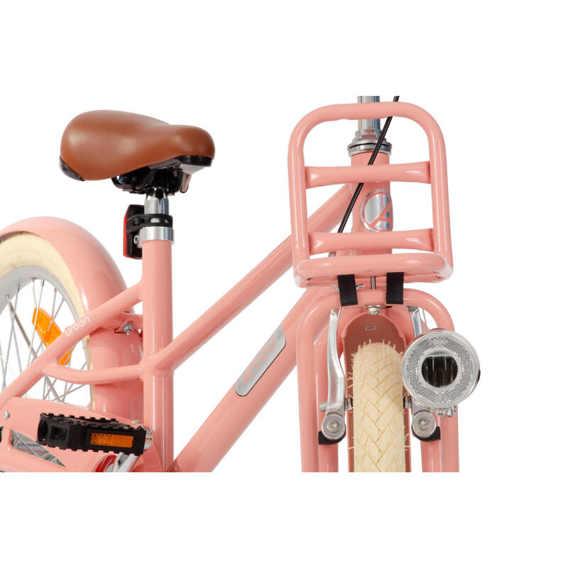 AMIGO Vélo fille Urban 18 Pouces 27 cm Fille Frein à rétropédalage Saumon