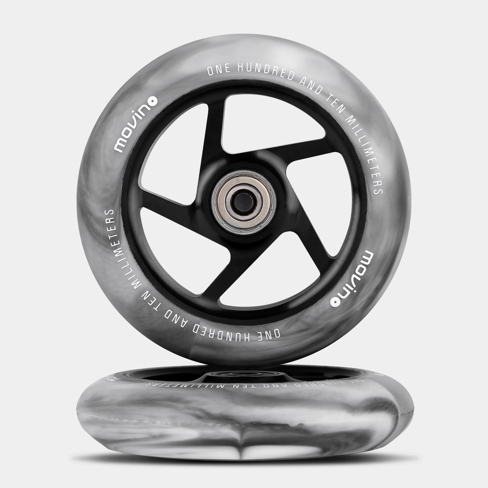 Kółka do hulajnogi wyczynowej Movino Alu Core 110 mm (grey) 2 szt X-Core 2/2