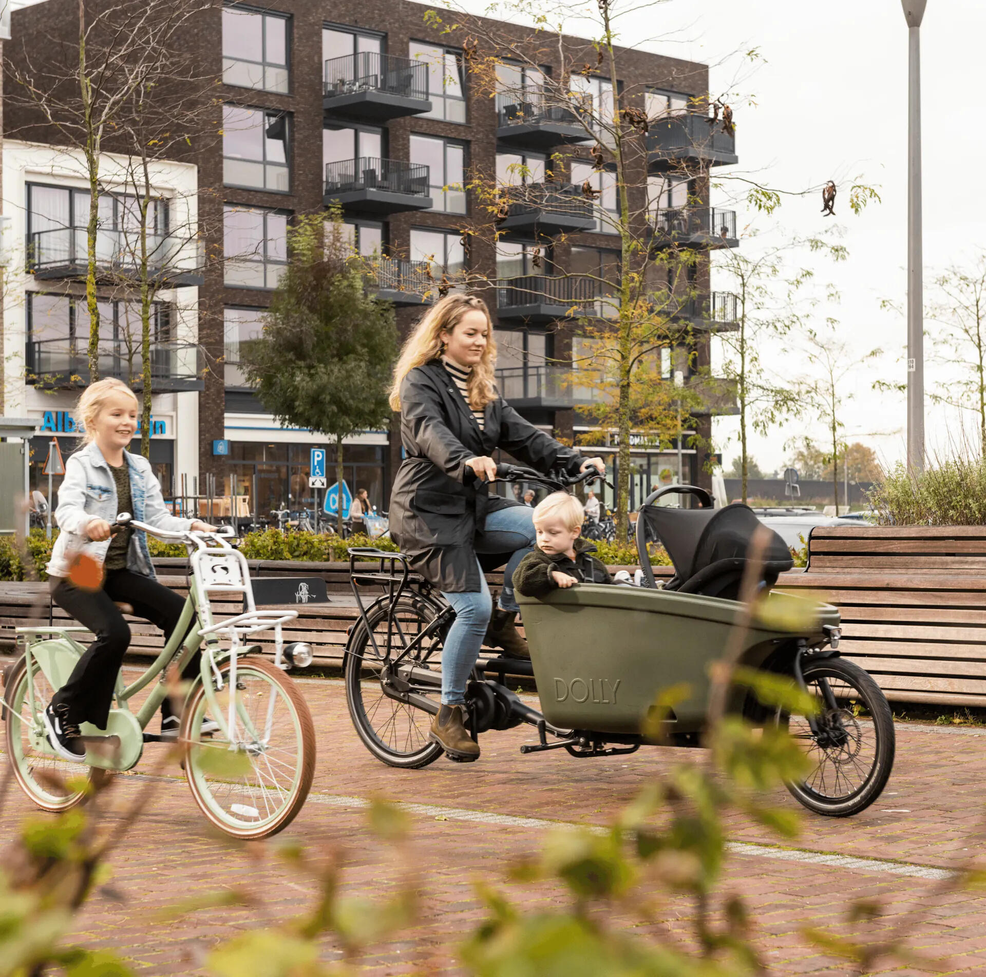 STECO Mini avec adaptateur Maxi‑Cosi pour vélo cargo noir mat 6/6
