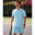 Excellence Herren-Tennis-/Padel-Poloshirt – Cool Blue