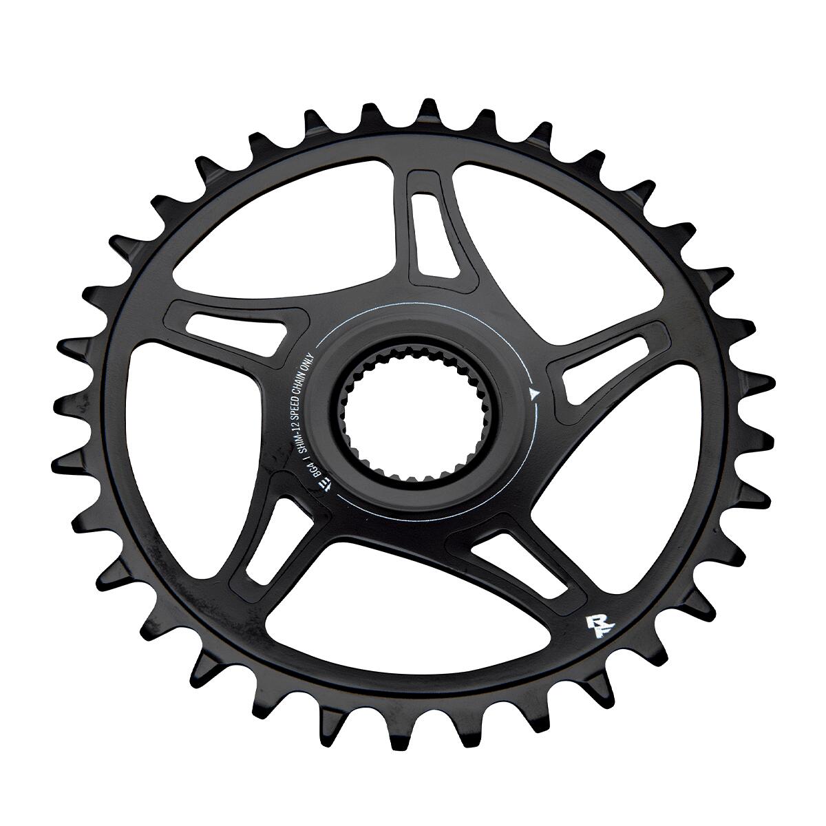Race Face - Plateau Direct Mount Bosch Gen4 - Shimano 12v - Acier Noir - Pédalier - Noir - Taille Unique - Decathlon