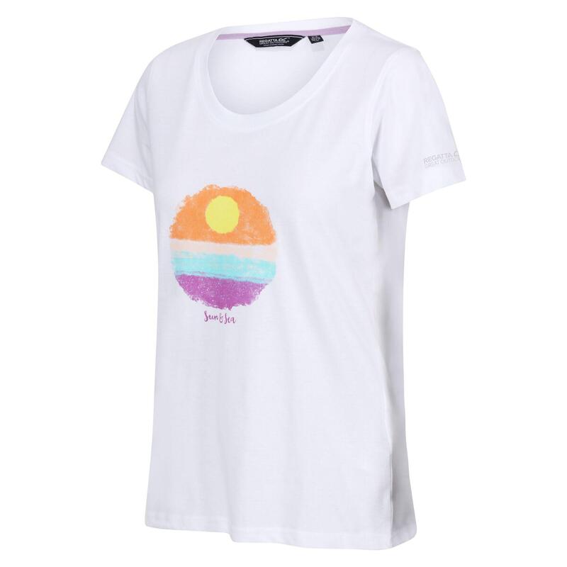 Dames Filandra VIII Zon TShirt (Wit)