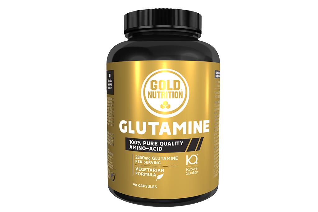 GOLD NUTRITION RECUPERAÇÃO MUSCULAR GLUTAMINE 900 MG - 90 CAPS