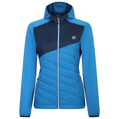 Dames ascending hybride jas (zweeds blauw/moonlight denim)