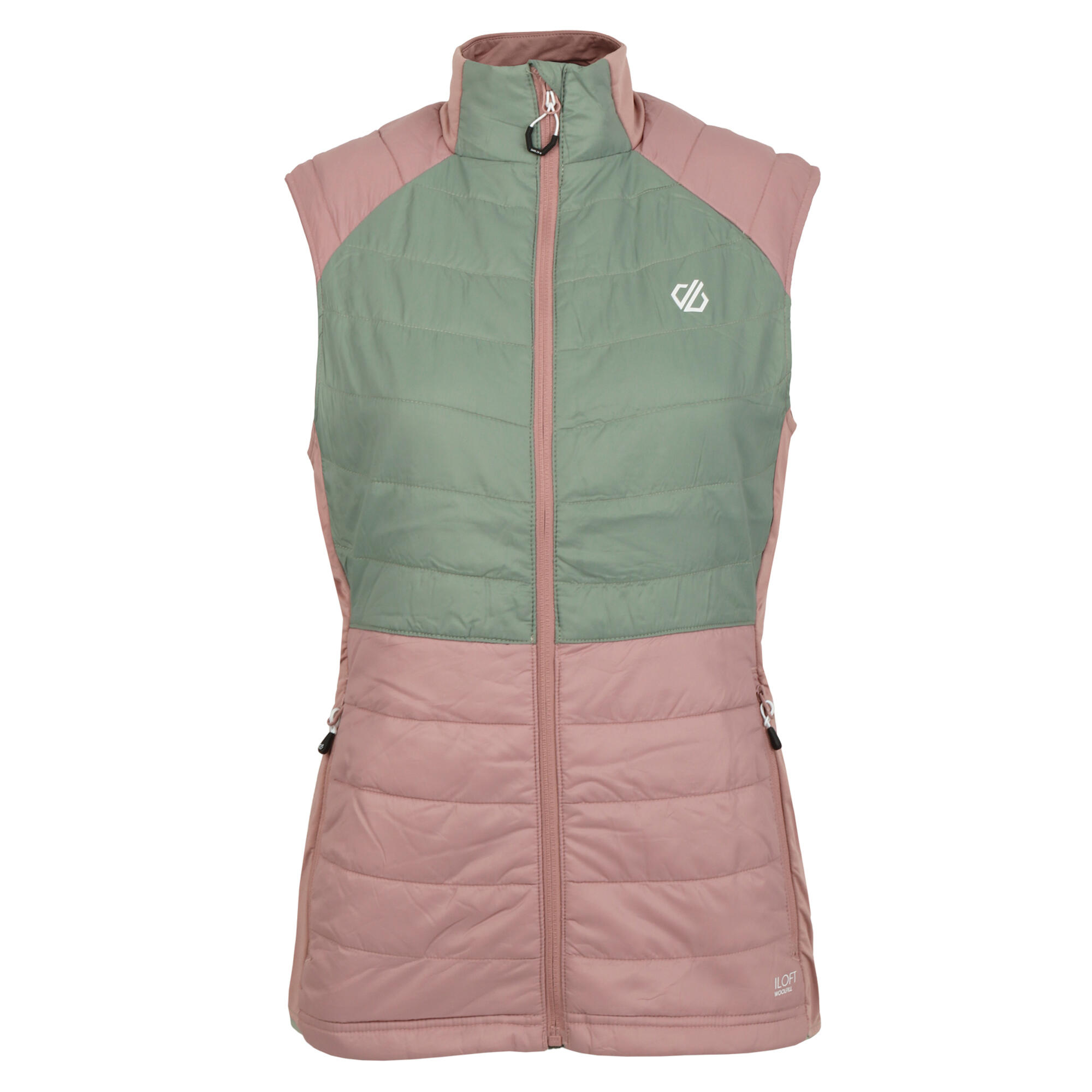 DARE 2B Gilet Imbottita Donna Dare 2B Culmination Rosa Scuro Verde Ninfea