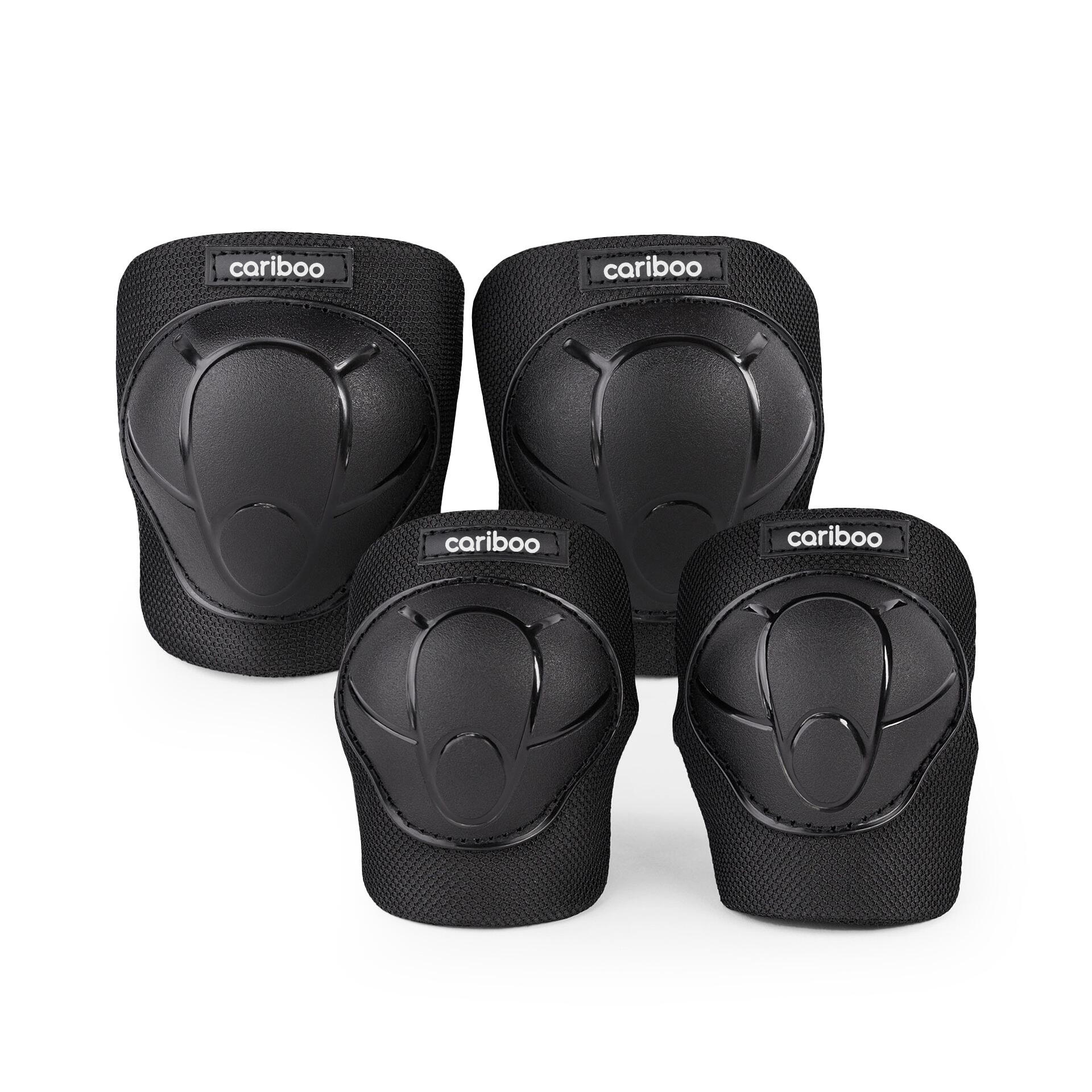 Protège-genoux pour enfants Cariboo 3-pack (noir) 4/6