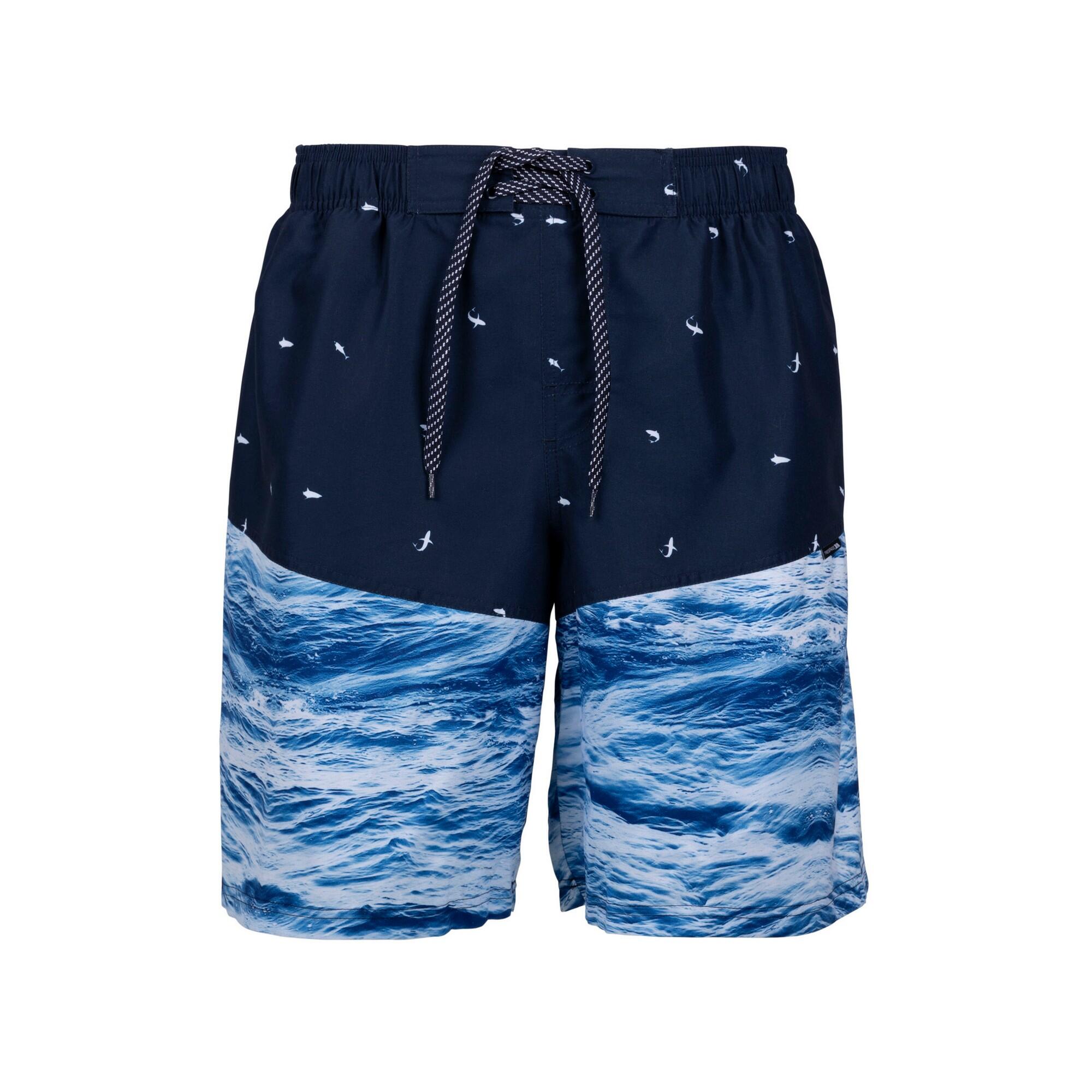 TRESPASS Mens Orman Swim Shorts (Navy)