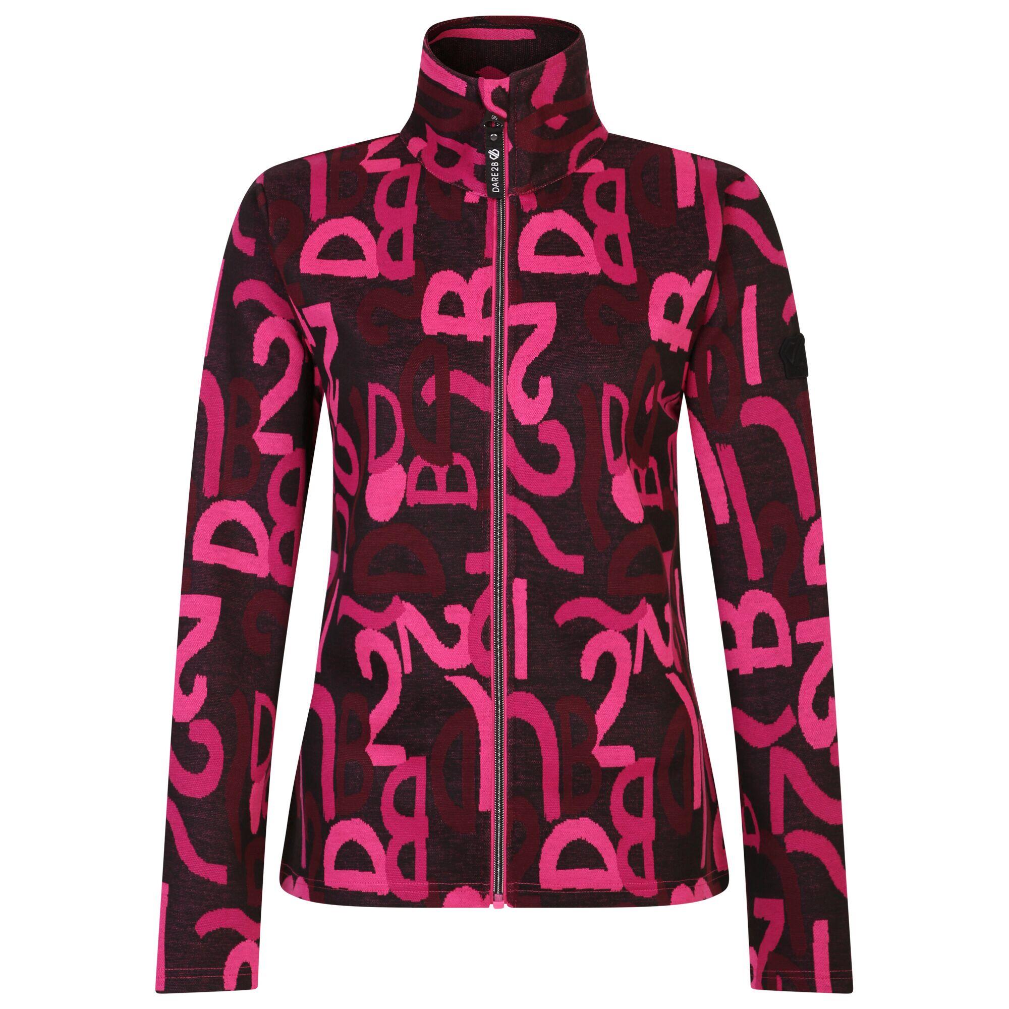 DARE 2B Dames Glades Graffiti Jas (Puur Roze)