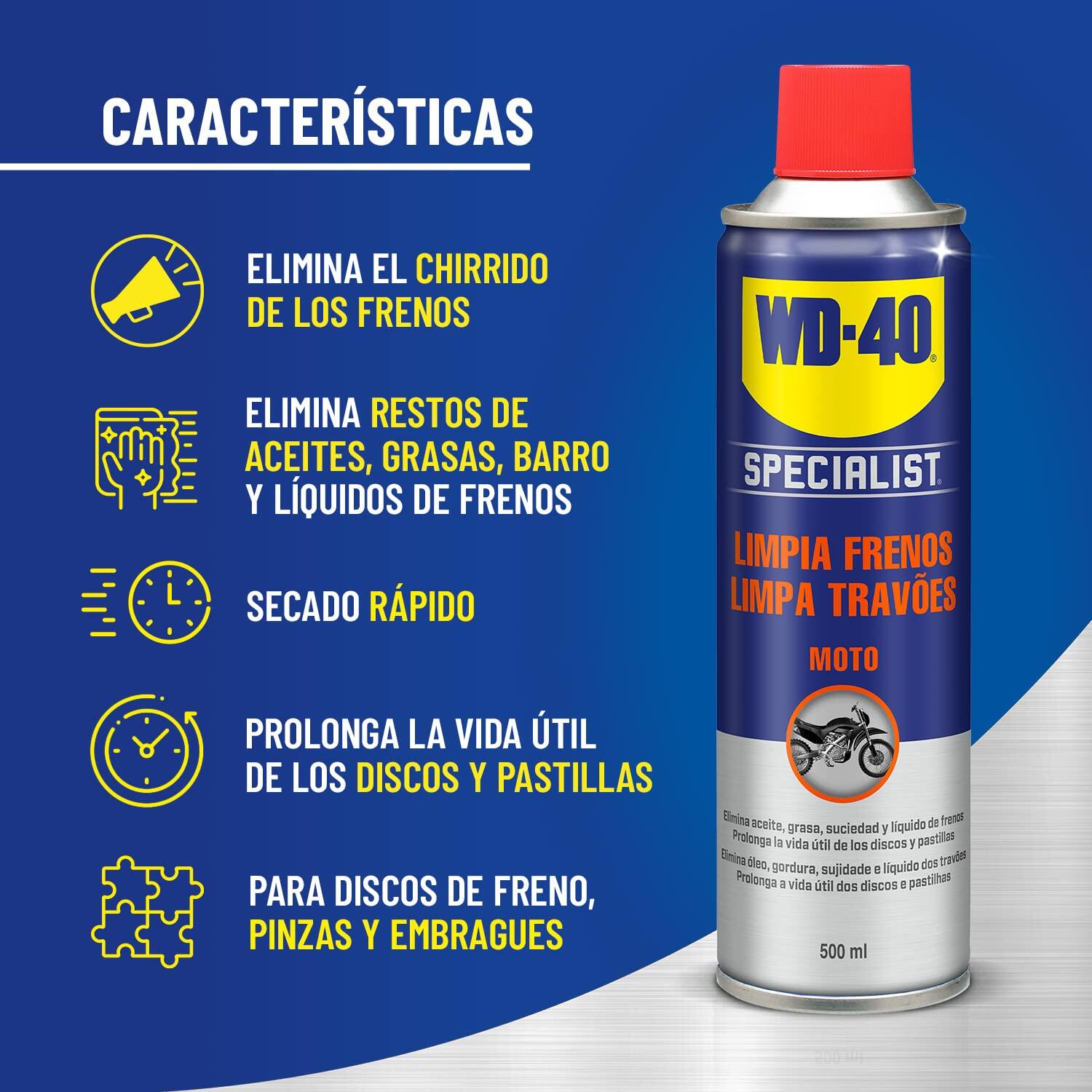 Limpia frenos Moto WD-40 500ML AER 3/3
