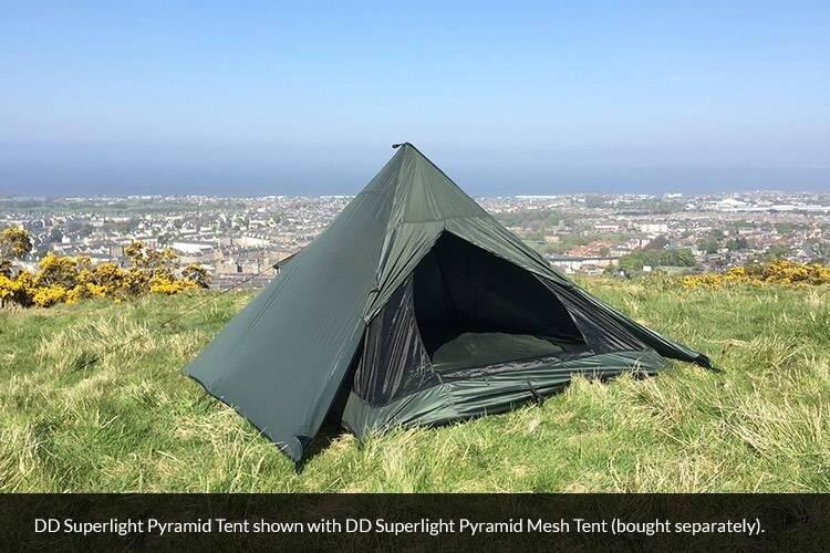 DD SuperLight Pyramid Mesh Tent 3/6