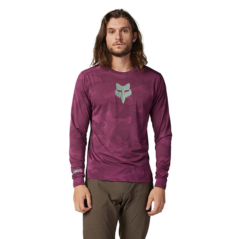 Maglia a maniche lunghe da bicicletta da uomo Fox Racing Ranger Tru Dri