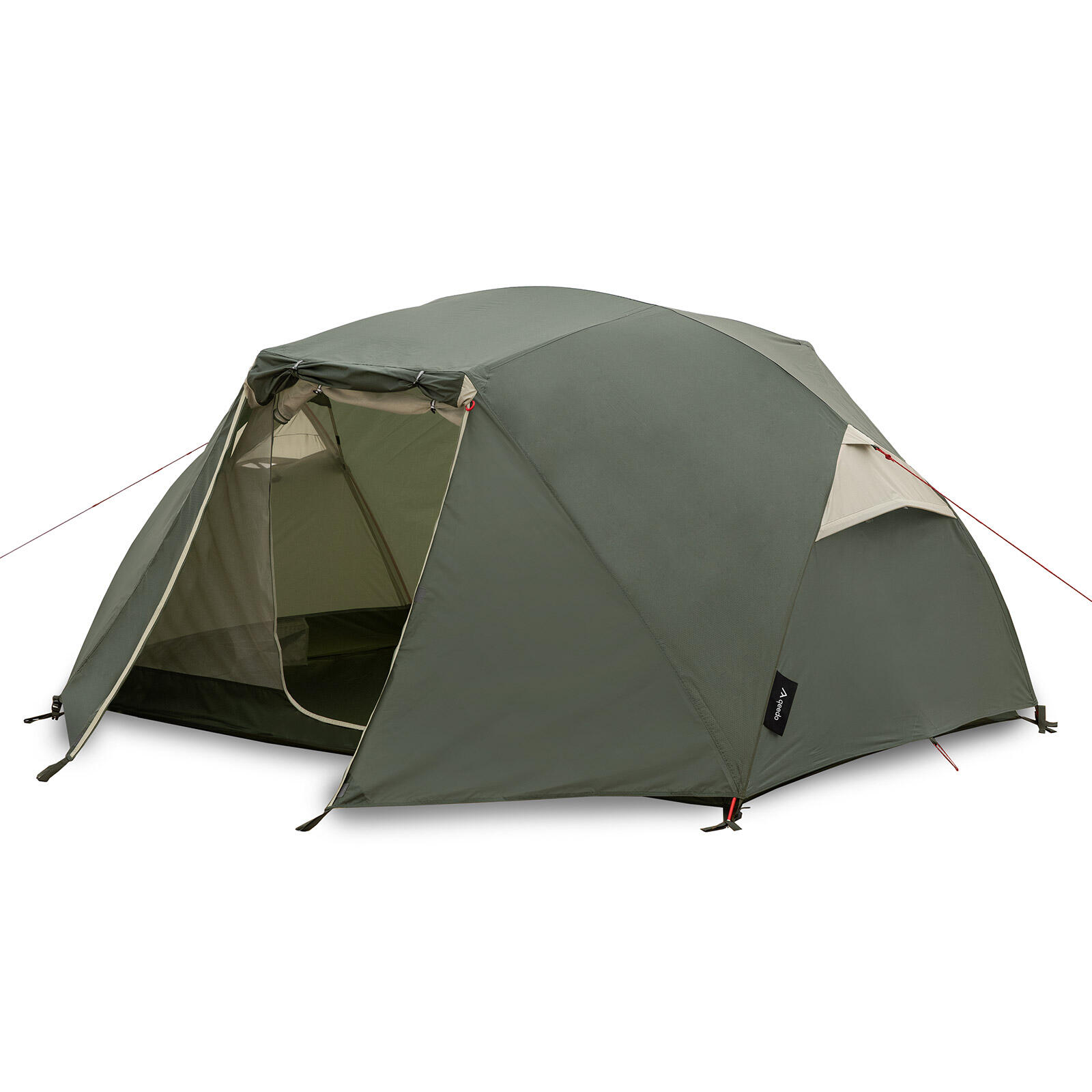 Qeedo - Tente Dôme De Trekking (3,48 Kg) - 3 Places - Light Birch M - Tente - Vert - 3 Places - Decathlon