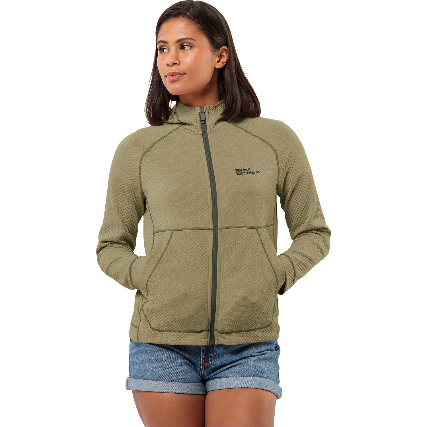 Damen Jacke Fernweh Hooded 2/3