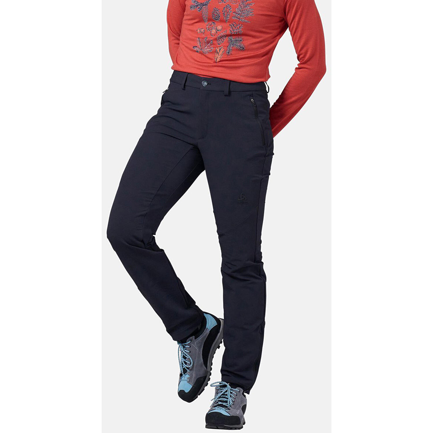 Pantalon de Randonnée Odlo Ascent Warm Femme 3/4