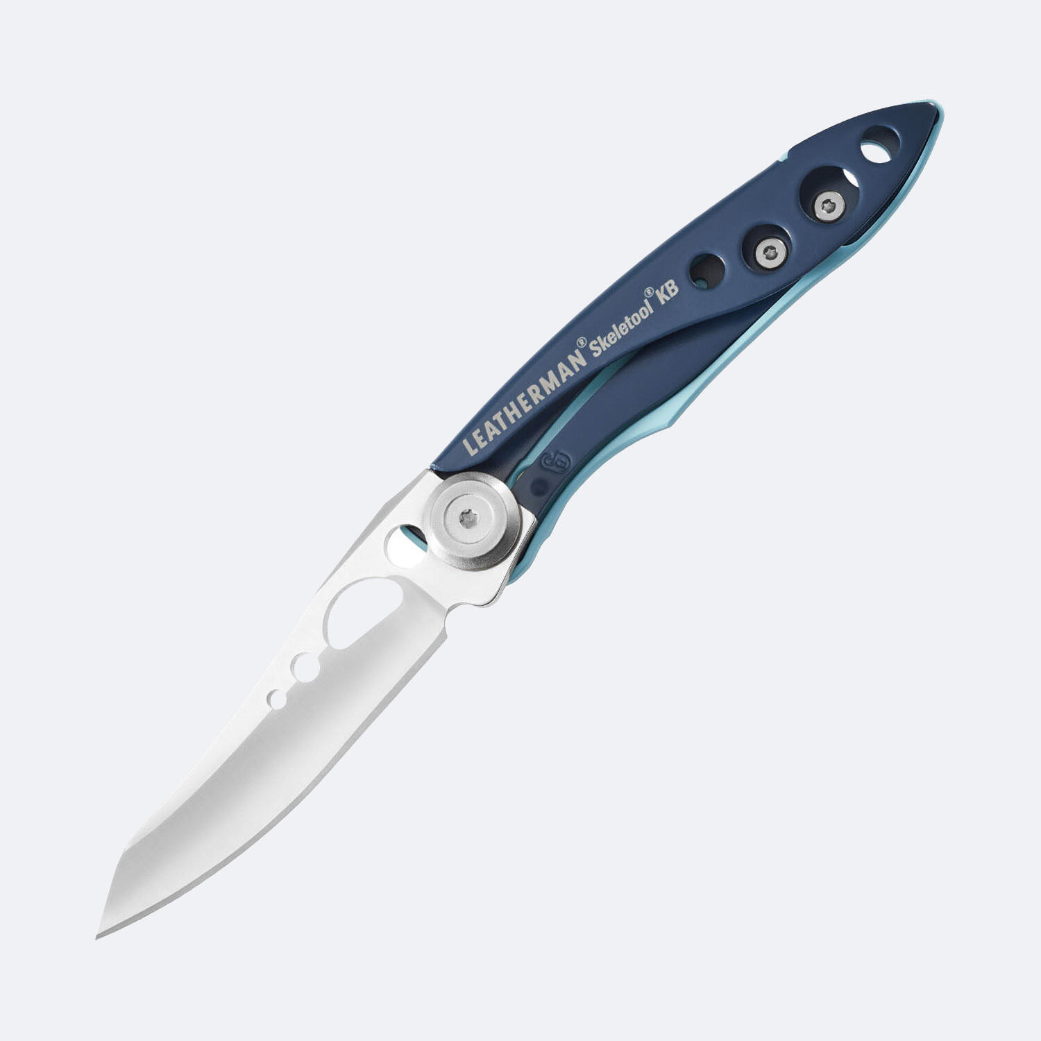 Leatherman - Couteau Multifonctions Skeletool Kb 2 Outils En 1 - Randonnée Camping Outdoor - Couteau Multifonction - Bleu - Taille Unique - Decathlon