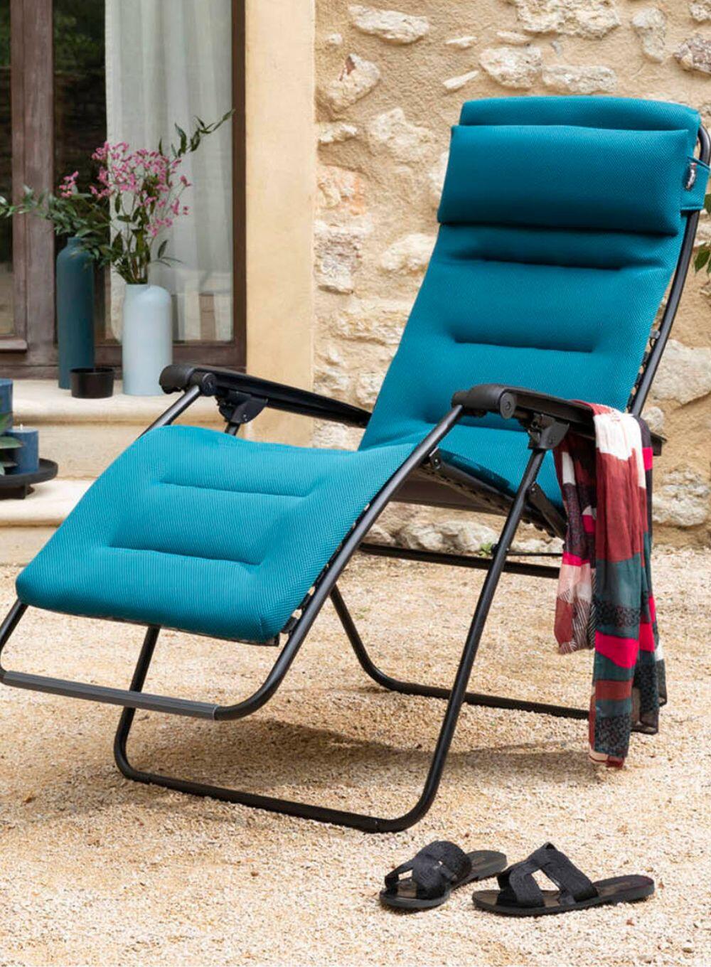 Fauteuil Relax matelassé Zéro Gravité - RSX CLIP - Bleu - Lafuma Mobilier 7/7