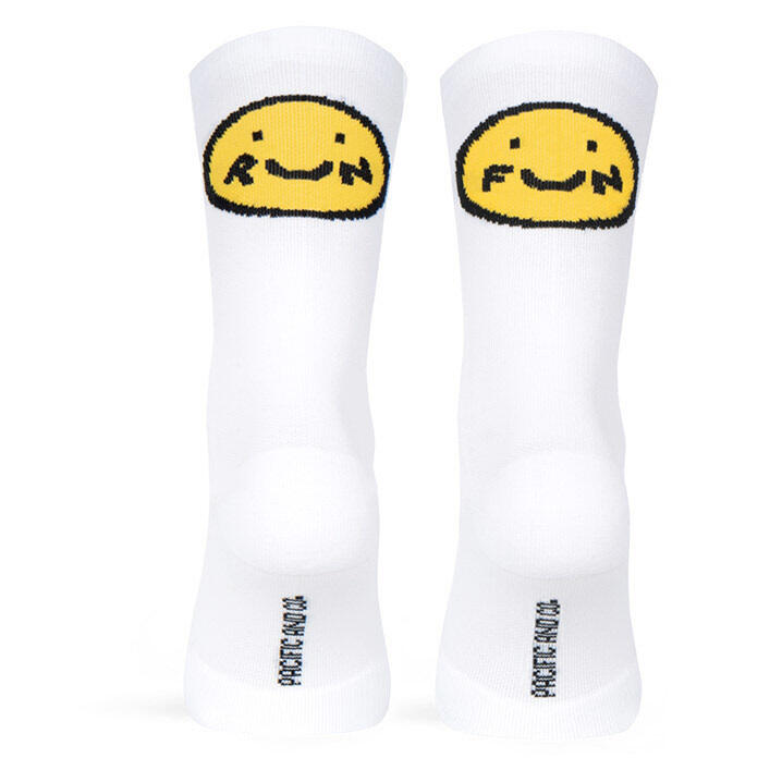 Chaussettes Unisexe - Pacific Smile Run  - White 2/5