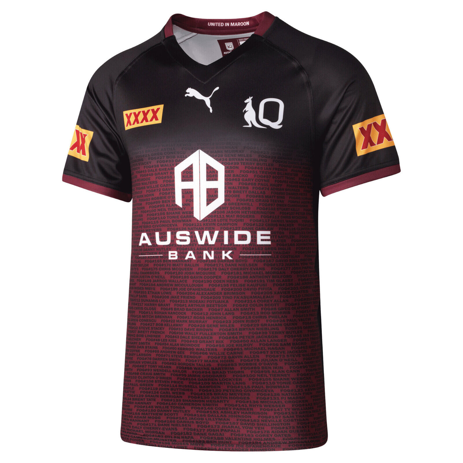 海外Mサイズ】NRL QLDマルーンズ キャプテンズラン ジャージ