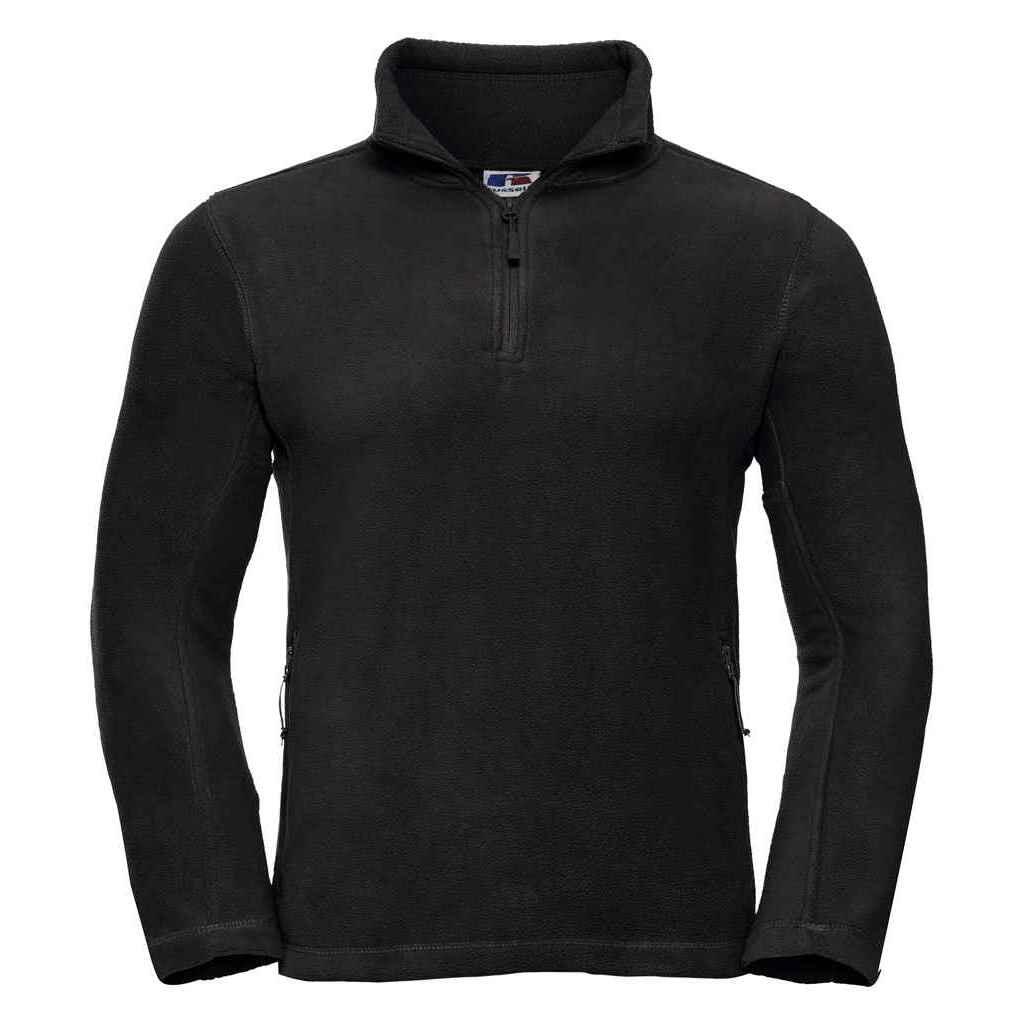 Russell Mens Zip Neck Outdoor Fleece Top