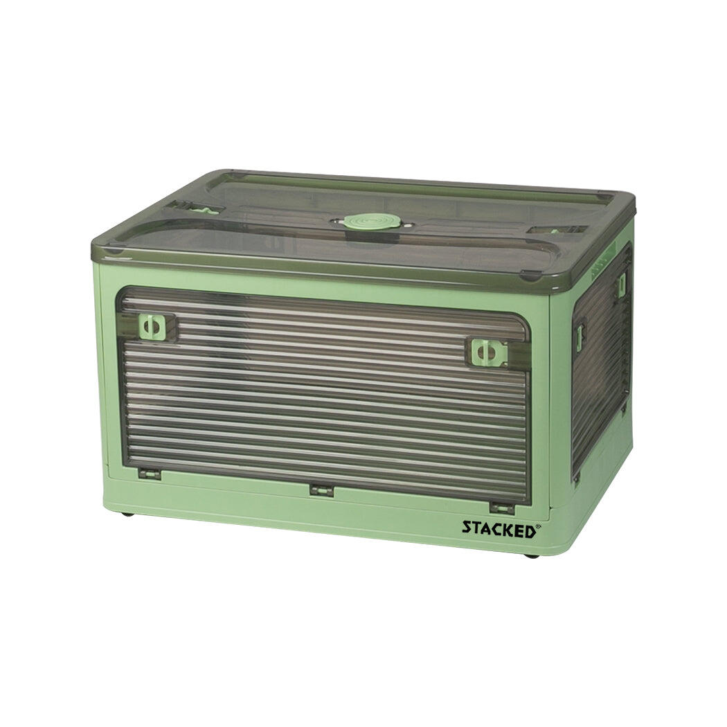 Storage Containers Stackable Lid Clothes Organiser Box 5 Side Open