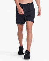 2XU MR6904b Aero 7 Inch Shorts Black/Silver Reflective-M