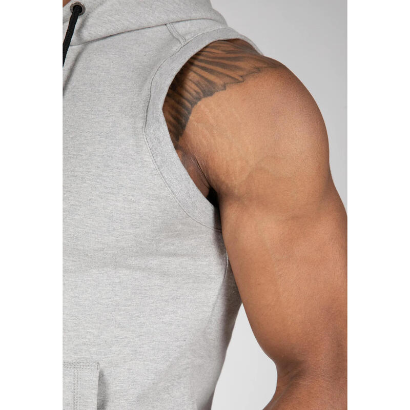 Lincoln Sleeveless Hoodie - Gray