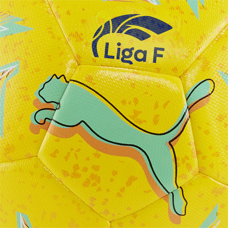 Orbita Liga F Hybrid Fußball Erwachsene PUMA Dandelion Multi Colour Yellow