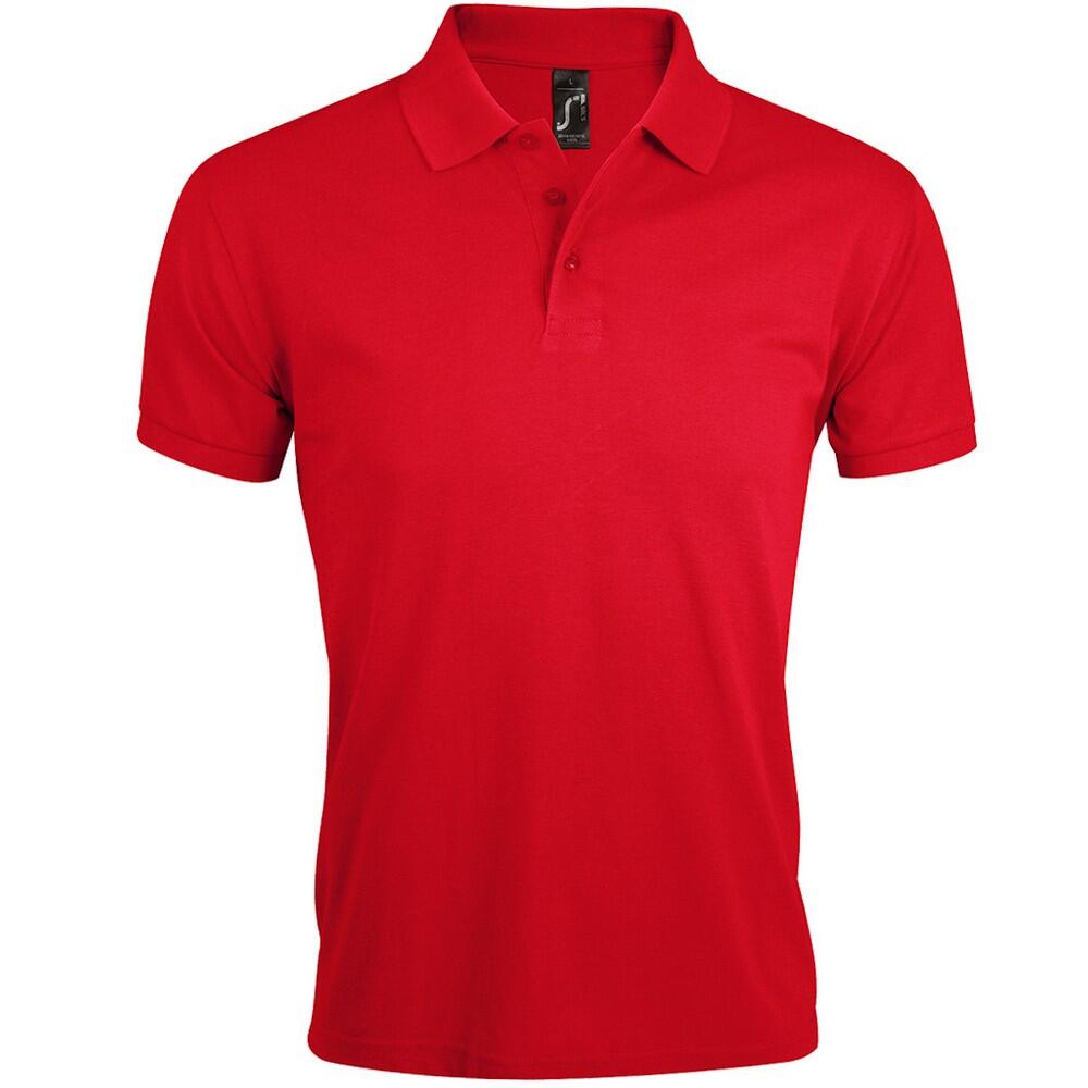 SOLs Mens Prime Pique Plain Short Sleeve Polo Shirt
