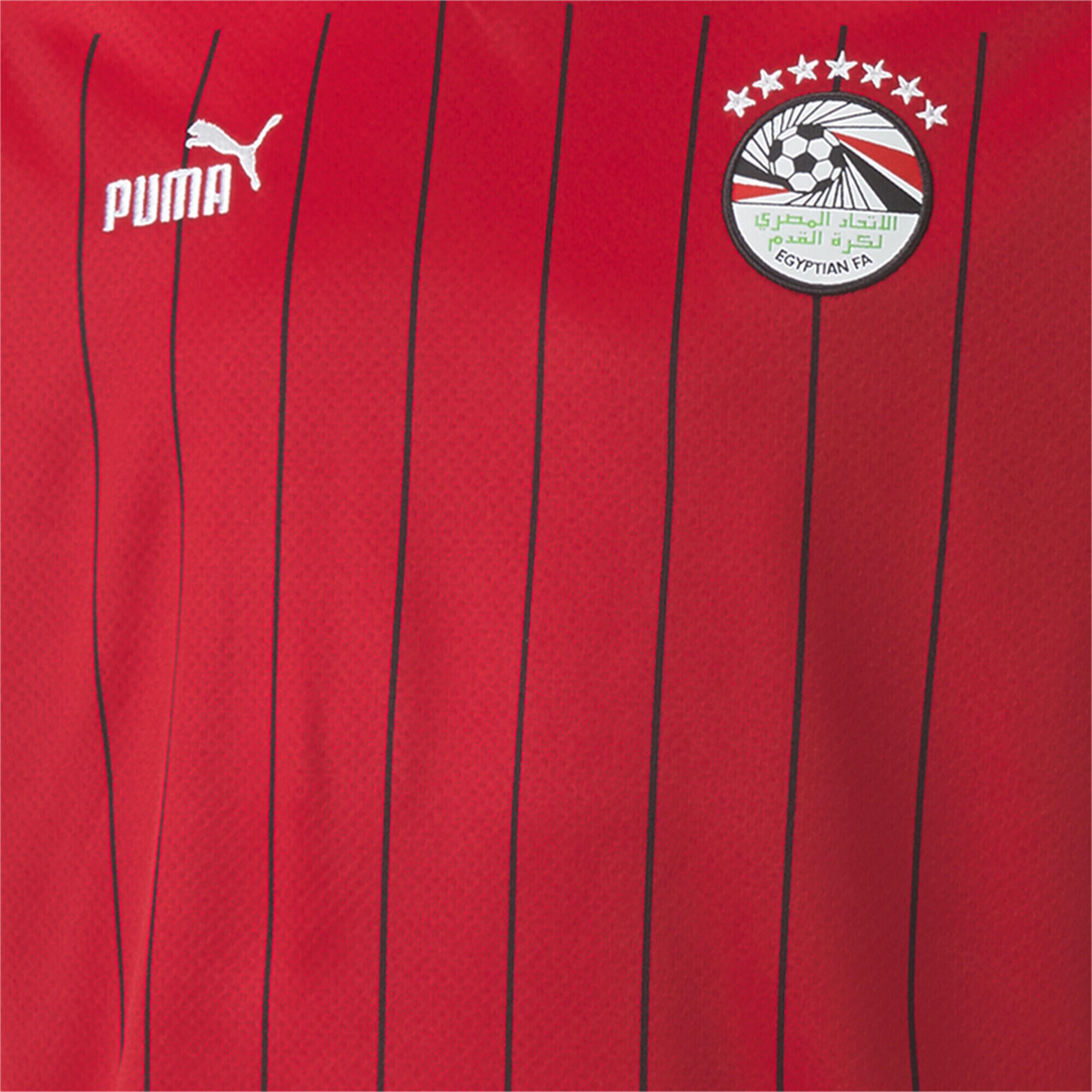 Maglia gara Home Replica Egitto 22/23 per ragazzi PUMA Tango Red White 3/7