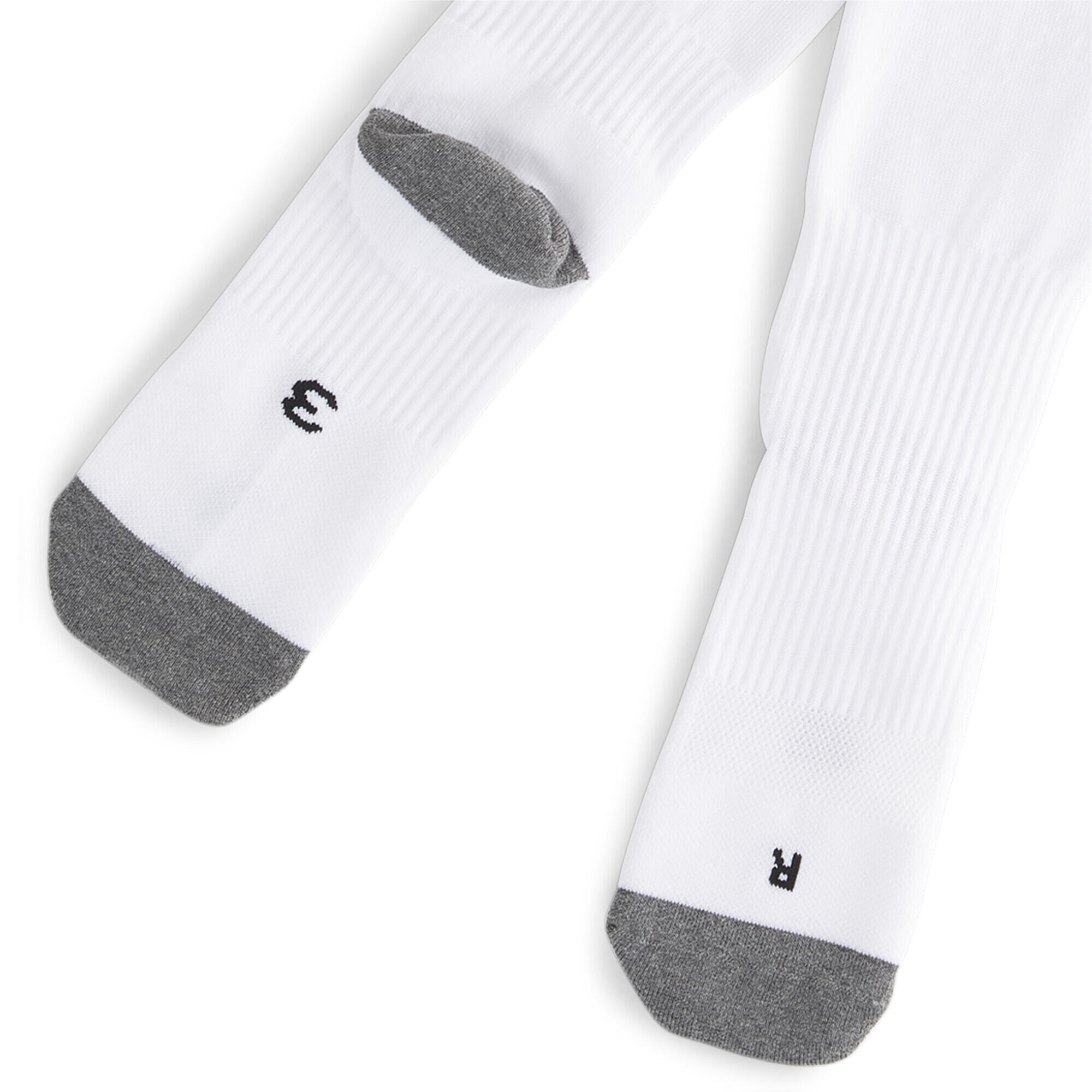 Olympique de Marseille voetbalsokken PUMA White Bleu Azur Blue 3/3