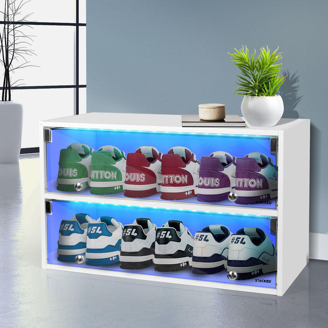 Led sneaker display case hotsell