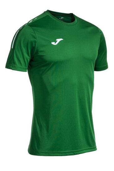 Camiseta Manga Corta Fútbol Hombre Joma Olimpiada Verde