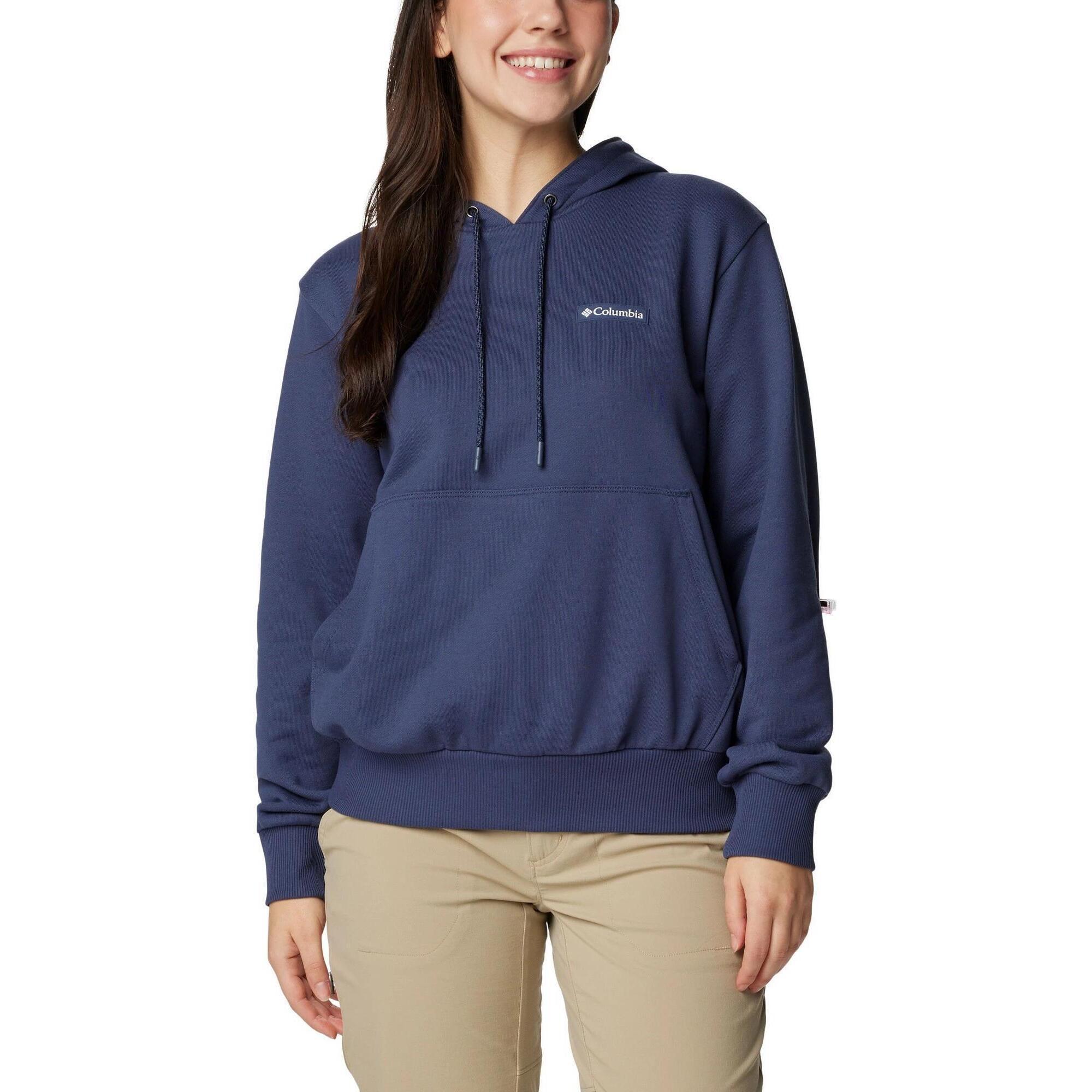Columbia - Sweat À Capuche Pour Femmes Marble Canyon French Terry - Pull - Bleu - 36 Xs - Decathlon