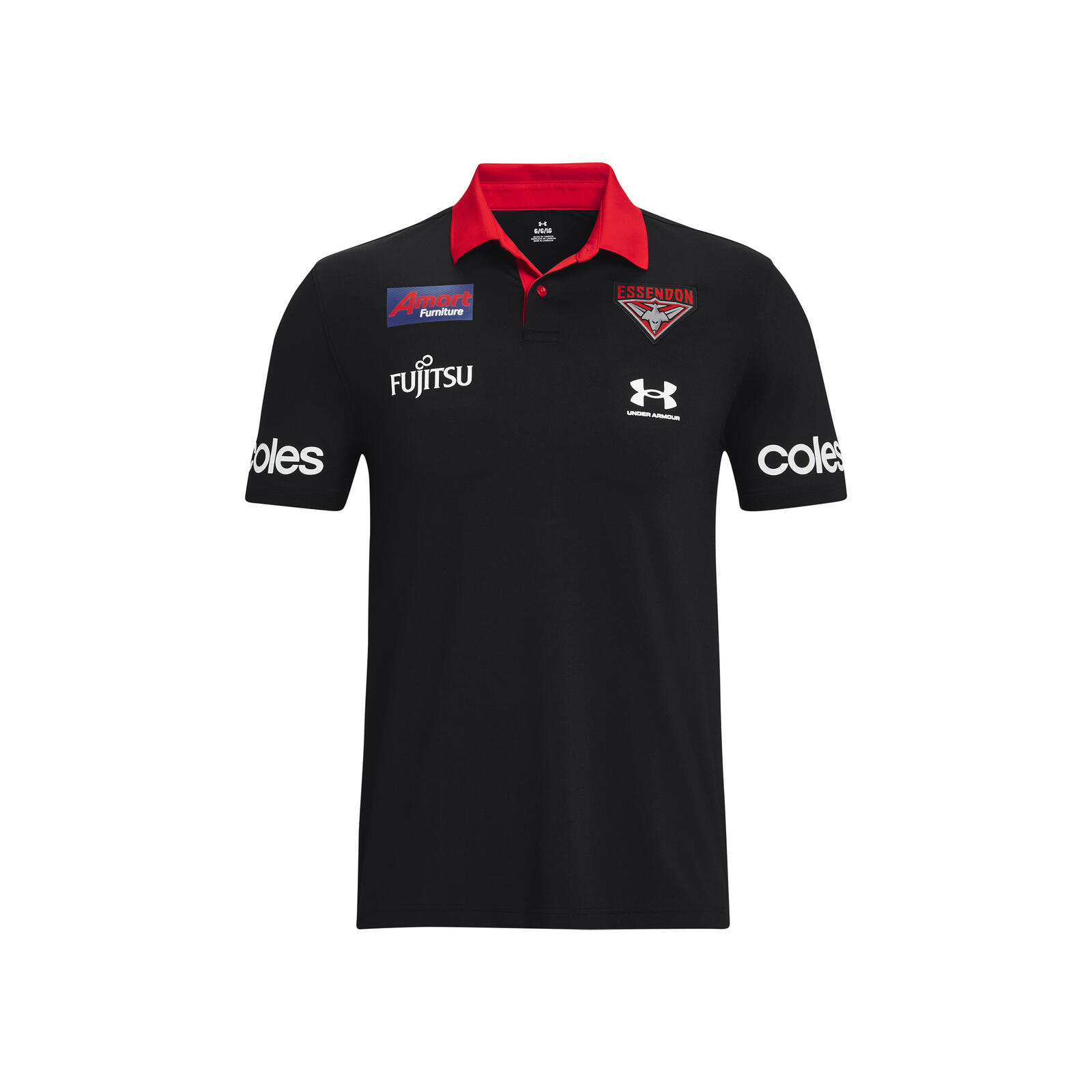 Essendon FC AFL UNDER ARMOUR Men's Media Polo