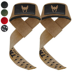 Sangles de levage - Sangle de Tirage Musculation - Powerlifting Straps - Noir