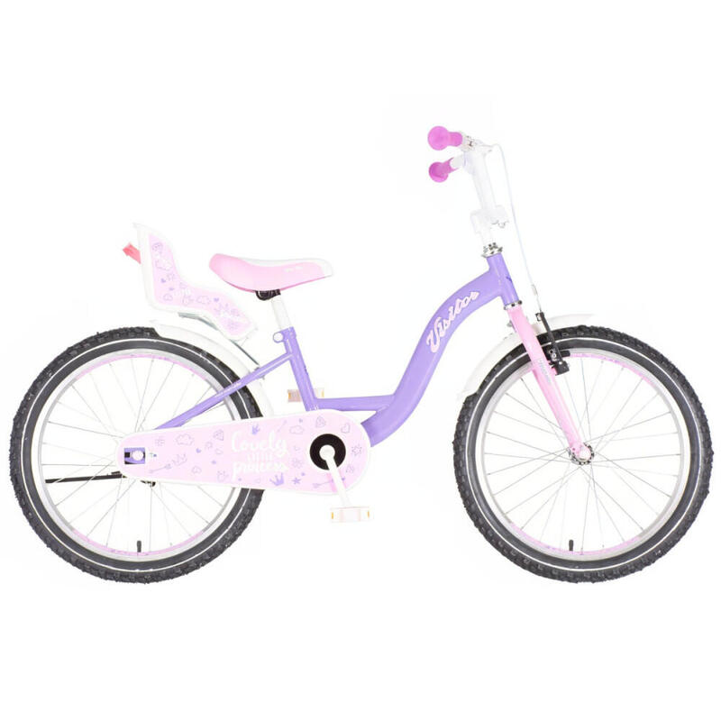 Explorer Lovely Princess 20 lila királylányos gyerek kerékpár