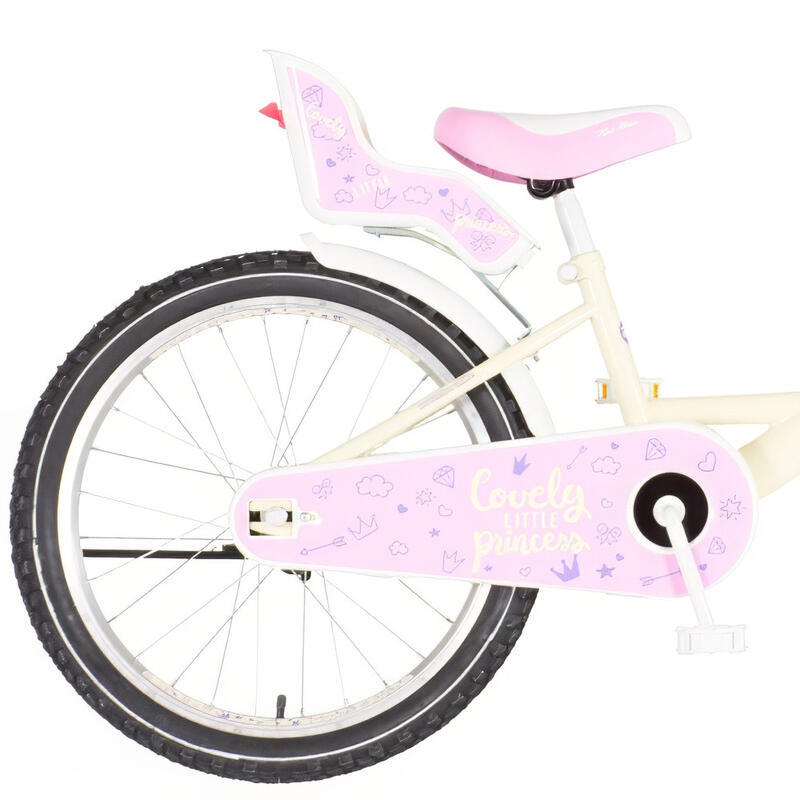 Explorer Lovely Princess 20 krém királylányos gyerek kerékpár