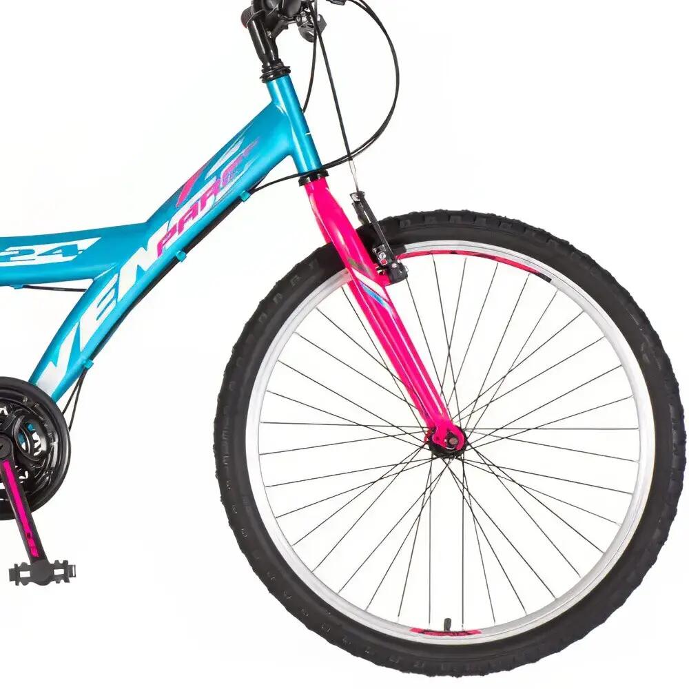 Explorer Parma 24 gyerek kerékpár türkiz-pink 7/7