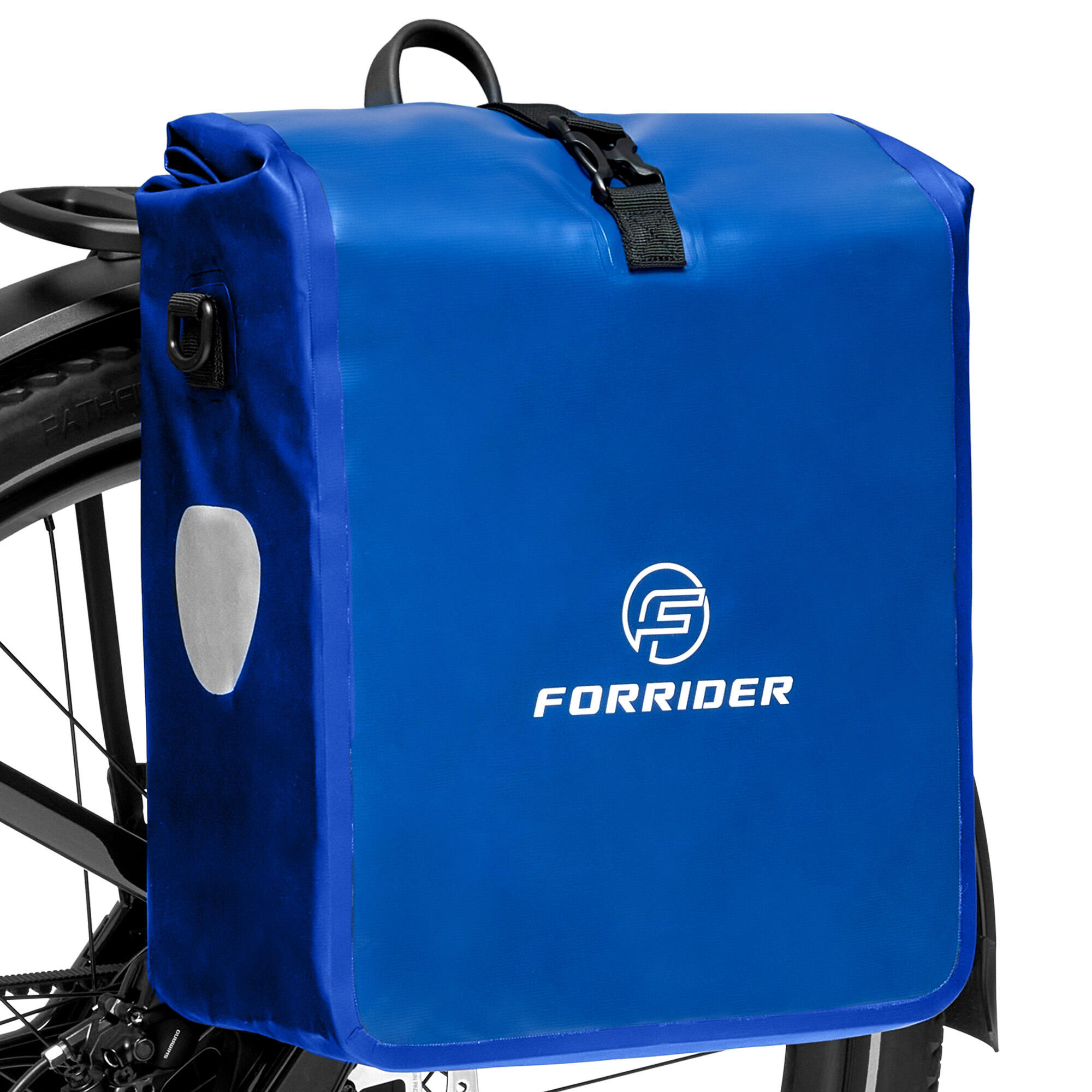 FORRIDER Fahrradtasche Basic 22L-Wasserdichte Gepäckträgertasche perfekter Allrounder