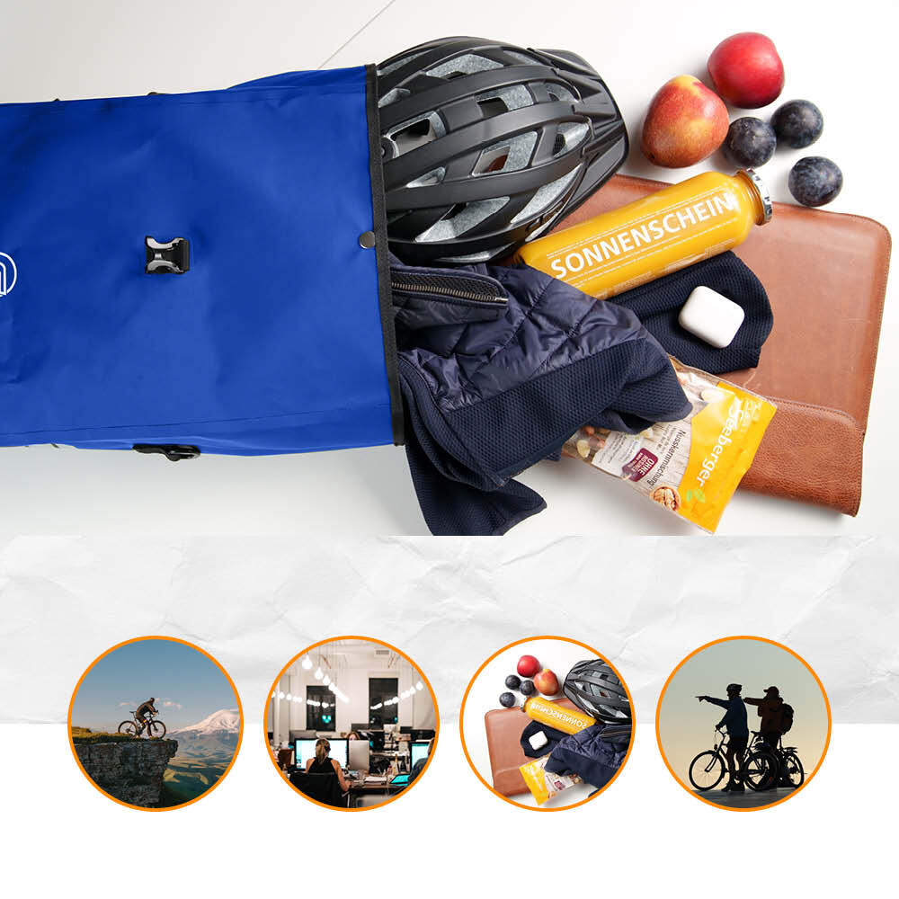 Fahrradtasche Basic 22L-Wasserdichte Gepäckträgertasche perfekter Allrounder 4/7