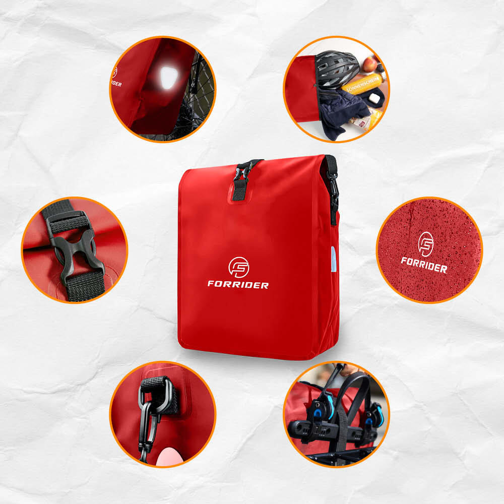 Fahrradtasche Basic 22L-Wasserdichte Gepäckträgertasche perfekter Allrounder 6/7