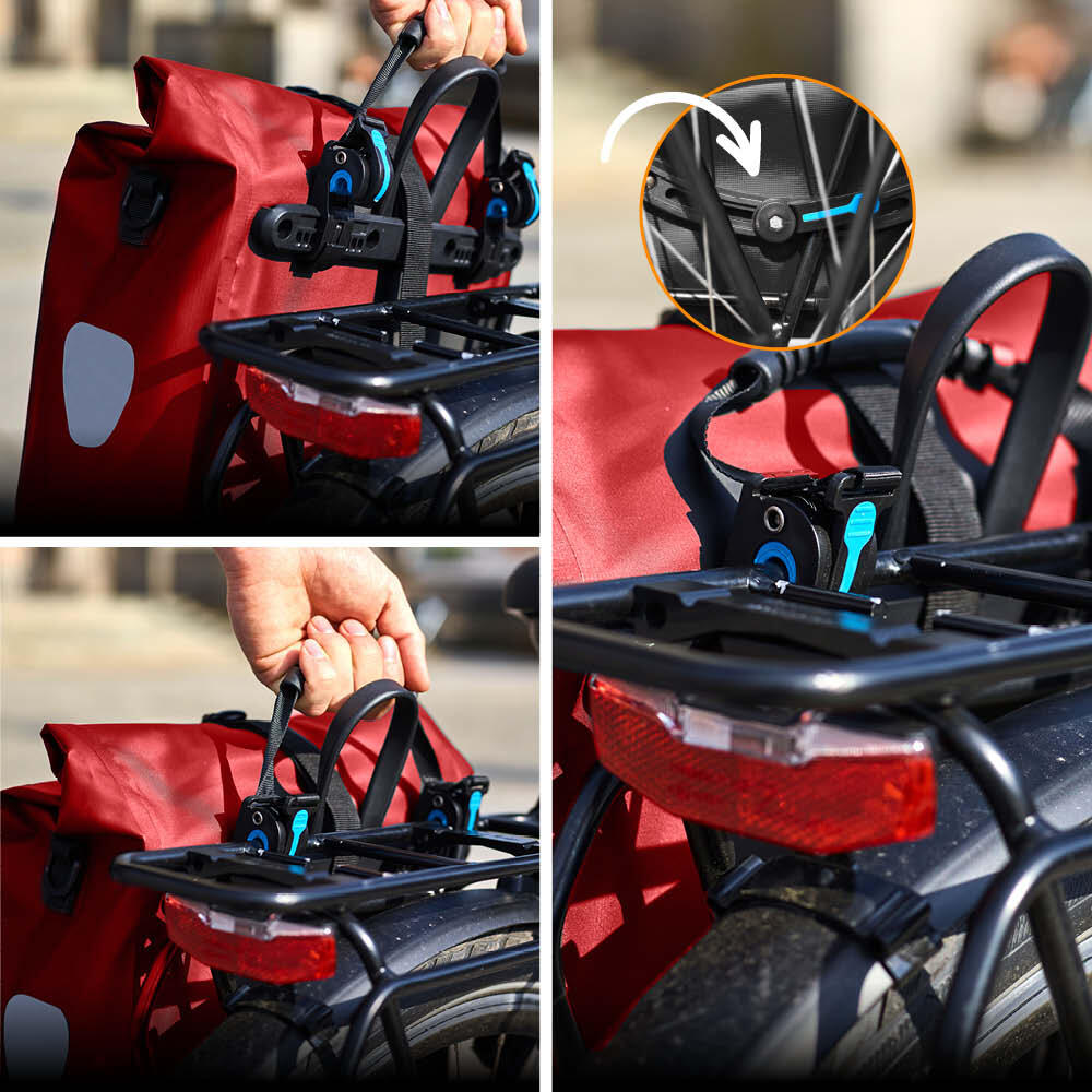 Fahrradtasche Basic 22L-Wasserdichte Gepäckträgertasche perfekter Allrounder 3/7