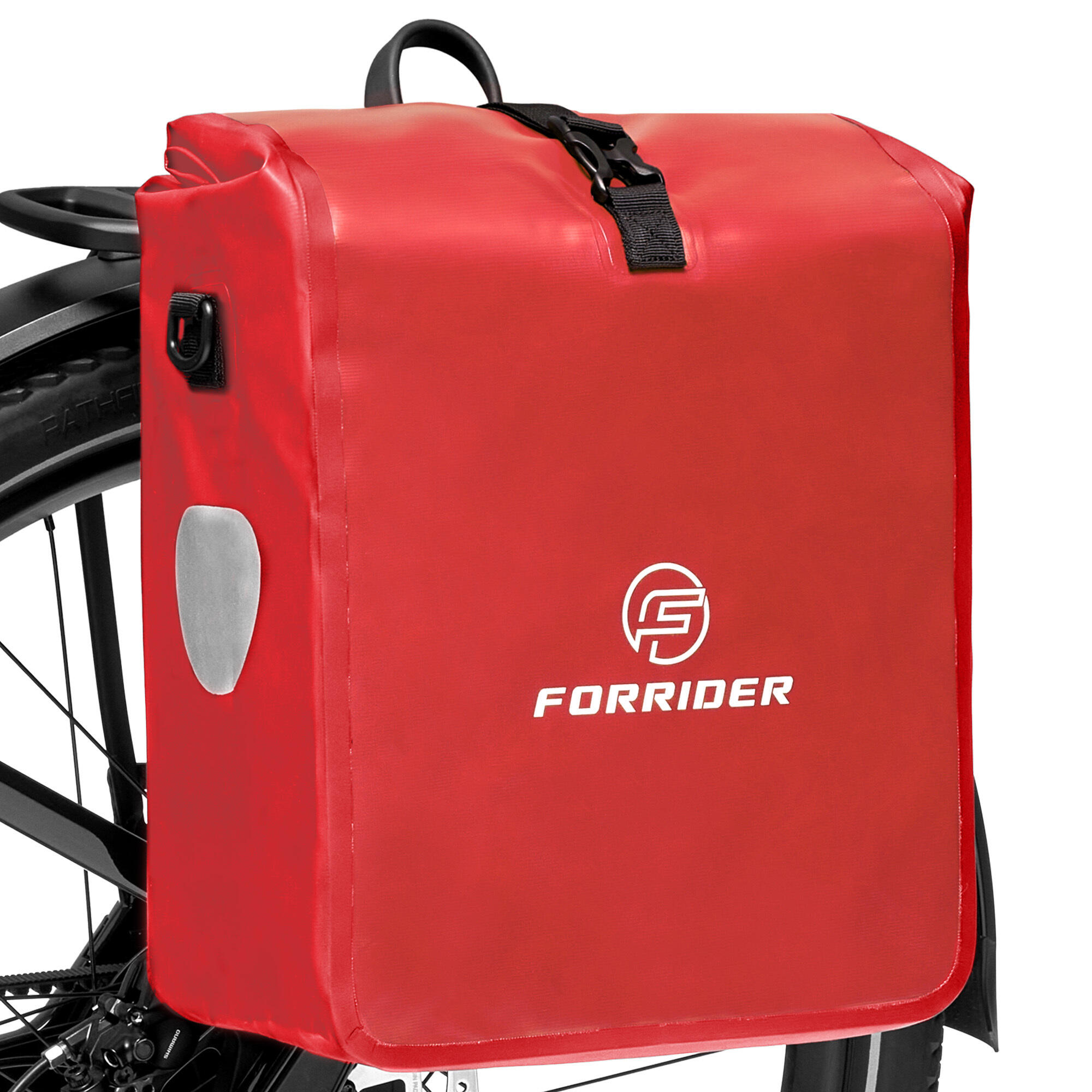 FORRIDER Fahrradtasche Basic 22L-Wasserdichte Gepäckträgertasche perfekter Allrounder