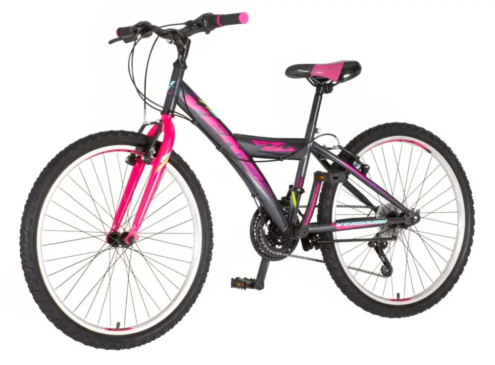Explorer Parma 24 gyerek kerékpár grafit-pink 5/7