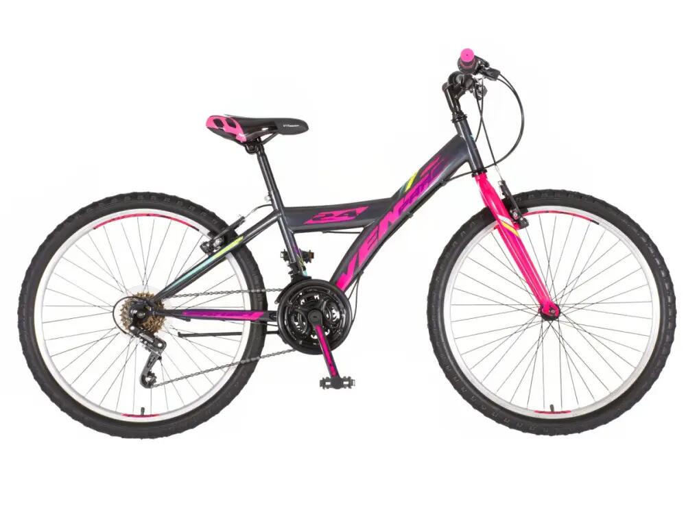 Explorer Parma 24 gyerek kerékpár grafit-pink 2/7